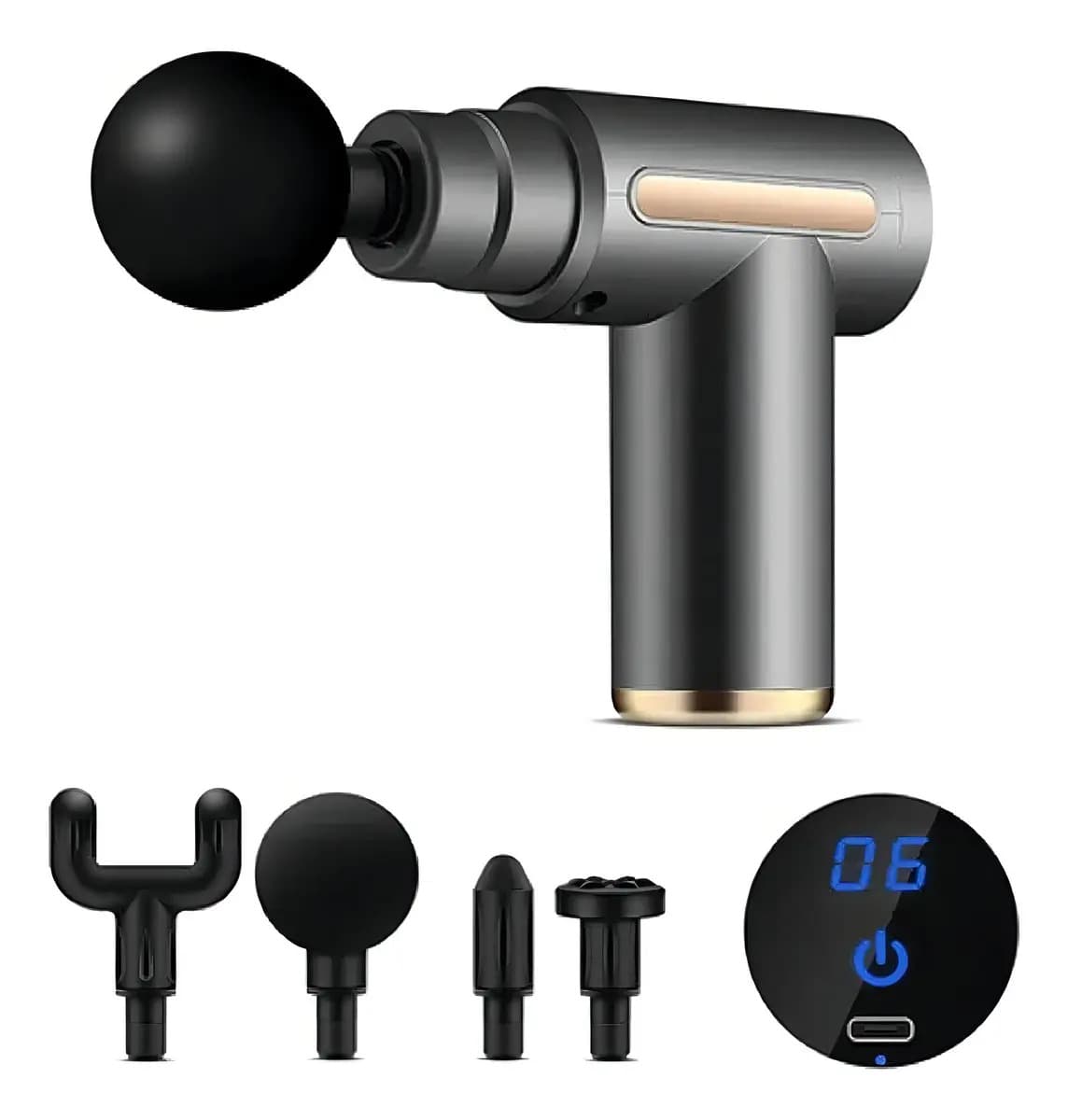 Massageador Elétrico Profissional Muscular Pistola Massagem